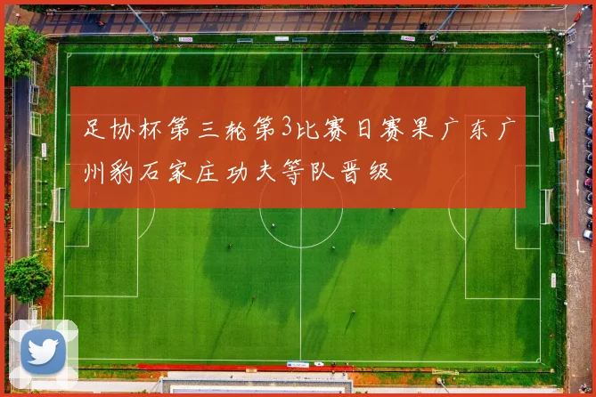 足协杯第三轮第3比赛日赛果广东广州豹石家庄功夫等队晋级